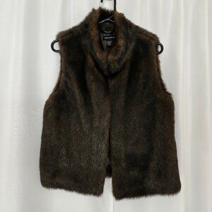 NWT - Faux Fur Vest - Valerie Stevens